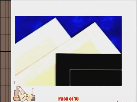 Sax Premium Precut Mats - 16 x 20 inches - Pack of 10 - Bright White