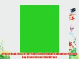 ePhoto Hugh 10 X 24 feet Photo Video Muslin Chromakey Chroma Key Green Screen 10x24Green