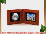 Coby DP-5588 5.6-Inch Clock and Digital Photo Frame with MP3 Player (Maple)