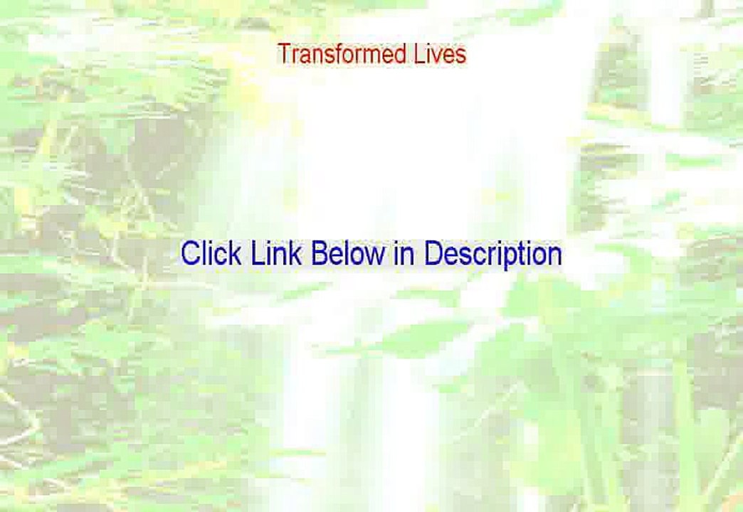 Transformed Lives PDF Download - Get It Now [2015]