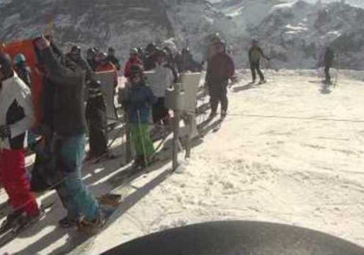 Skiing on the Alps With a GoPro