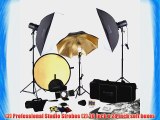 Square Perfect 5080 SP3500 FLASH KIT Complete Portrait Studio Kit with Flashes Softboxes Gels