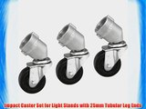 Impact Caster Set for Light Stands with 25mm Tubular Leg Ends