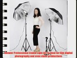 Neewer Photography Studio 600W Day Light Umbrella Continuous Lighting Kit with 2 Umbrellas