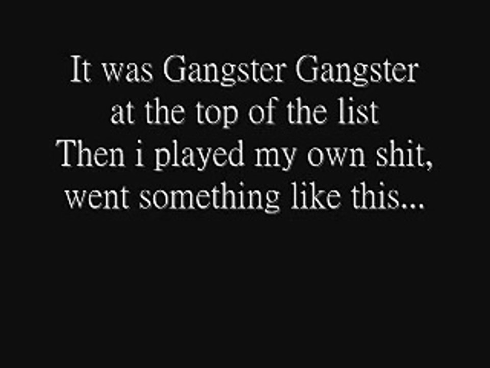Boyz N The Hood - Eazy E - Lyrics