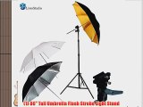 LimoStudio Photo Studio Portable Hot Shoe Flash Umbrella Stand Kit for Canon 430EX II 580EX