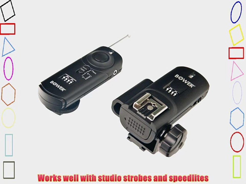 Bower RCRC3  3-In-1 Advanced Wireless Remote and Trigger for Canon EOS 7D 5D Mark II 50D 40D