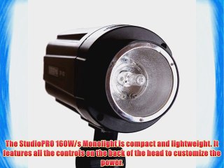 StudioPRO SP-160 Photography Studio Monolight Professional Strobe Flash Lighting Head 160 Watts