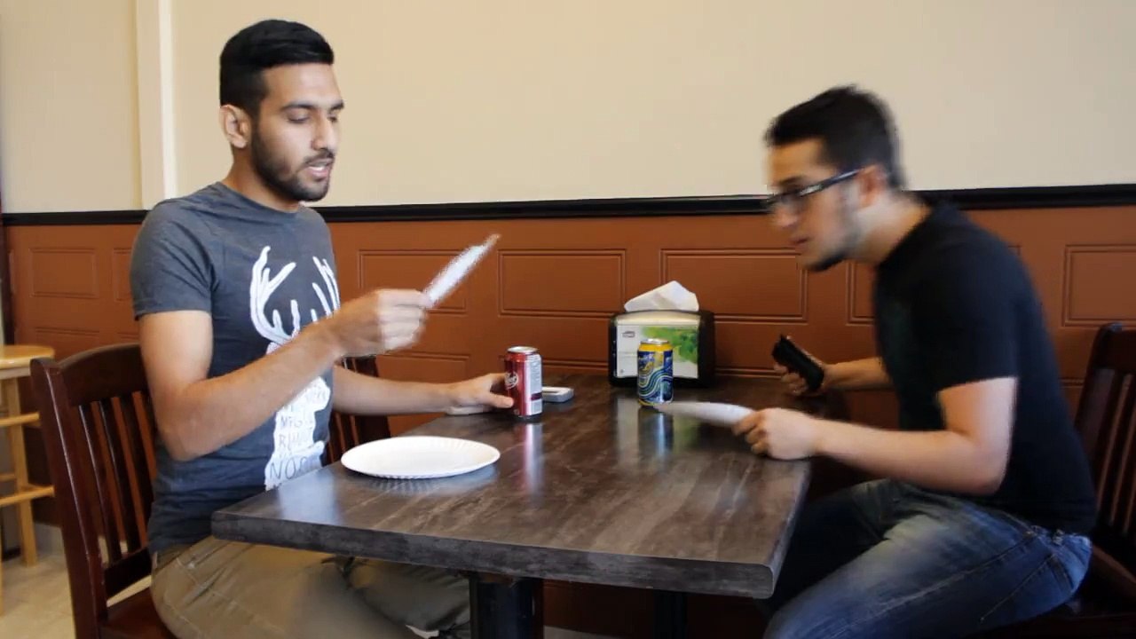 Paying at the Restaurant (White people vs. Brown people)
