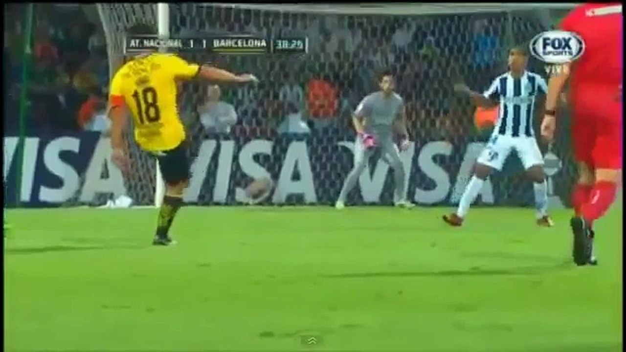 Barcelona venció 3-2 a Atlético Nacional por la Copa Libertadores