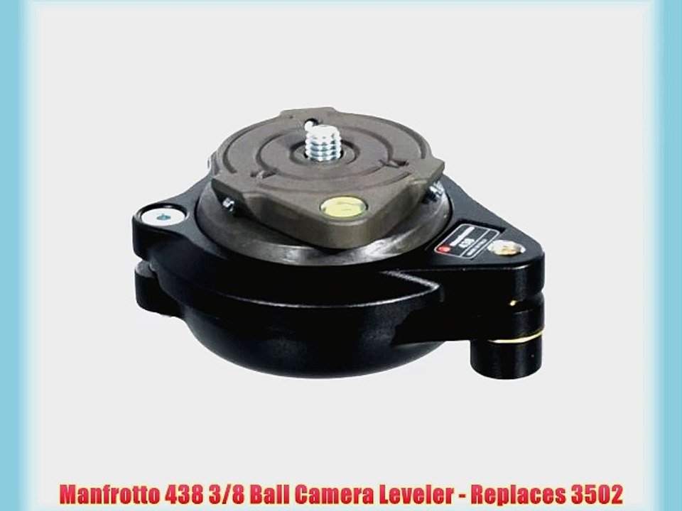 Manfrotto 438 3/8 Ball Camera Leveler - Replaces 3502