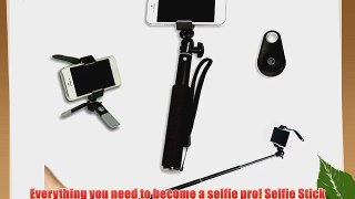 Gorilla Gear TM Complete Selfie Kit - Monopod Mini Tripod Camera Remote Shutter Button Unique