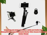 Gorilla Gear TM Complete Selfie Kit - Monopod Mini Tripod Camera Remote Shutter Button Unique