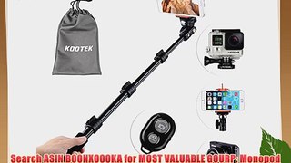 Kootek? Professional Adjustable Handheld Self Portrait Selfie Stick Pole Monopod for iPhone