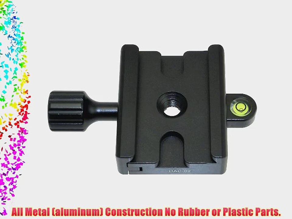 Desmond DAC-02 60mm QR Clamp 3/8 Inches with 1/4 Inches Adapter and