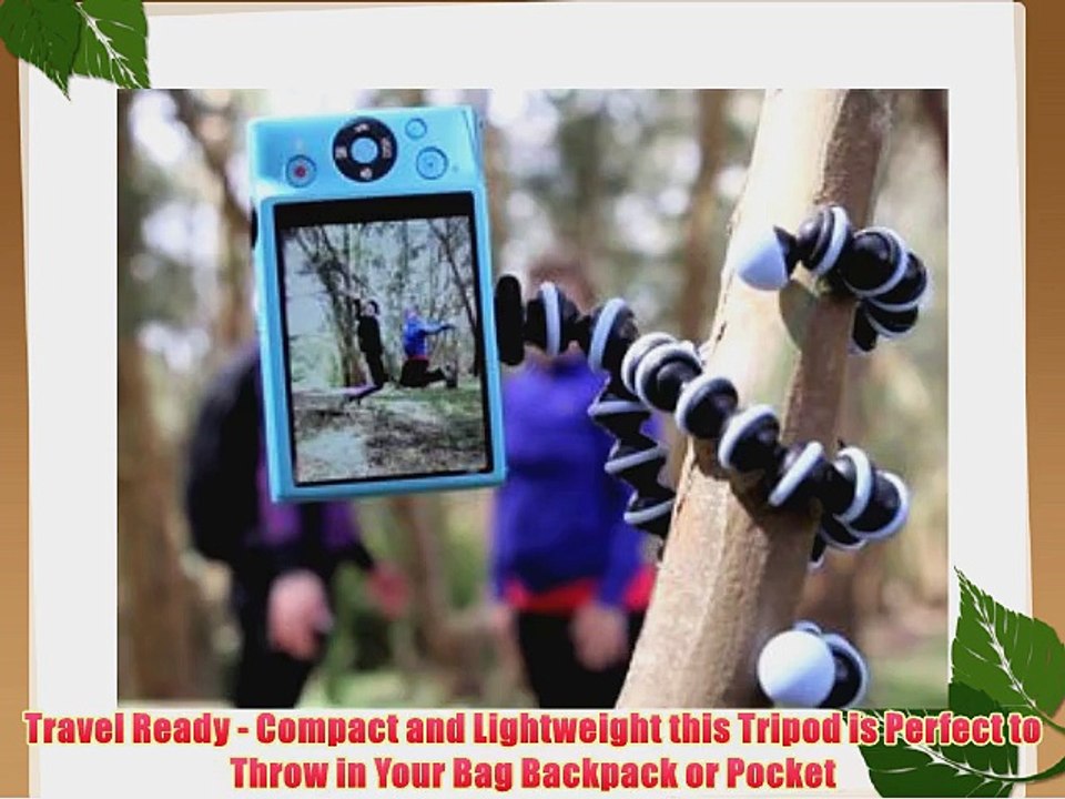 JOBY Gorillapod Flexible Tripod (Sky Blue) and a Bonus IVATION Universal Smartphone Tripod