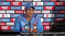 2015 WC IND vs BNG Dhoni on reaching Semi final