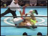 Ishinriki, Shinichi Nakano & The Great Kabuki vs. Masao Orihara, Takashi Ishikawa & Tatsumi Kitahara (SWS)