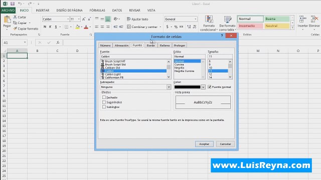 3.Curso Excel 2013 La cinta de opciones (Clase 3 de 25)