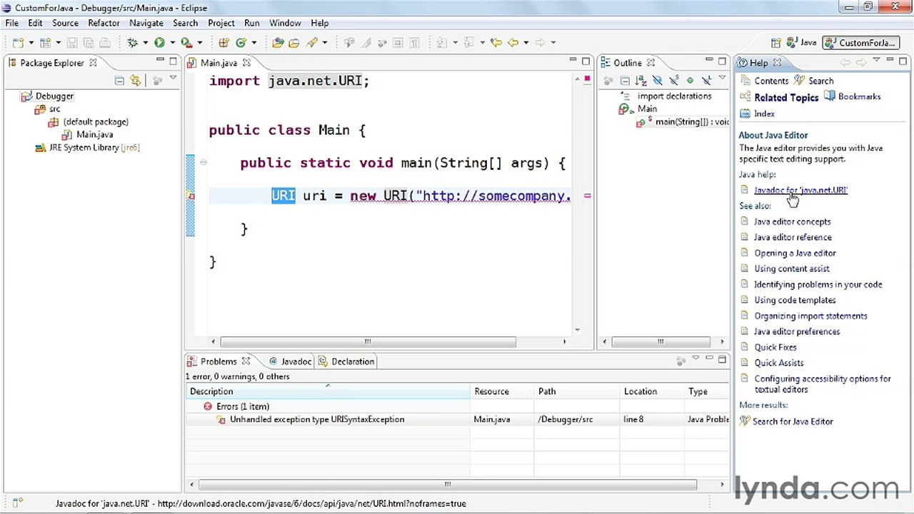 7-4. Using the debugger - Java Classes Part 38