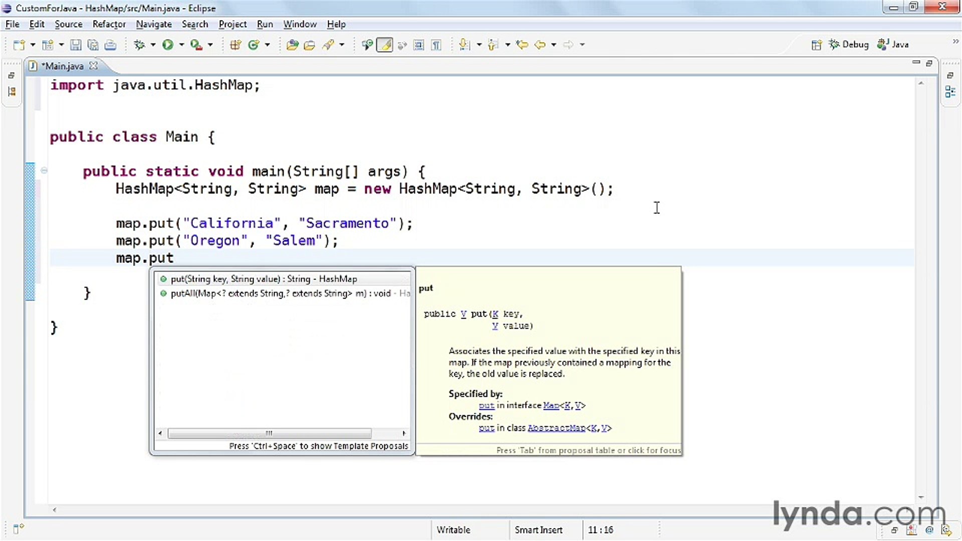 8-4. Managing unordered data with HashMap - Java Classes Part 42