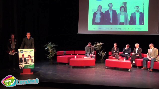 Réunion publique à Soustons, liste «Les Landes en Avant» Canton Marensin Sud. Questions partie 1.