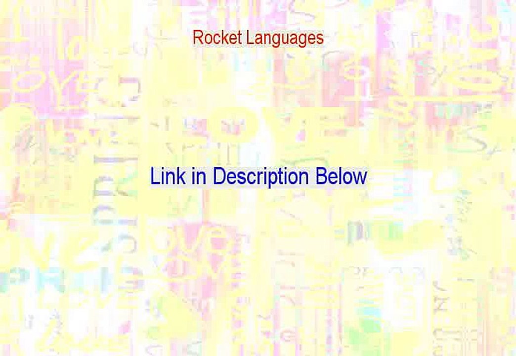 Rocket Languages Reviewed (Watch this 2015)