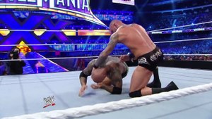 Randy Orton vs Batista vs Daniel Bryan - WWE World Heavyweight Championship - Wrestlemania 30