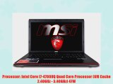 MSI GE70 Apache Pro-012 17.3 i7-4700HQ 16GB 500GB SSD   1TB HDD Nvidia GTX 860 2GB Blu-Ray