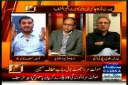 SAMAA Awaz Shahzad Iqbal with MQM Asif Hasnain (19 March 2015)