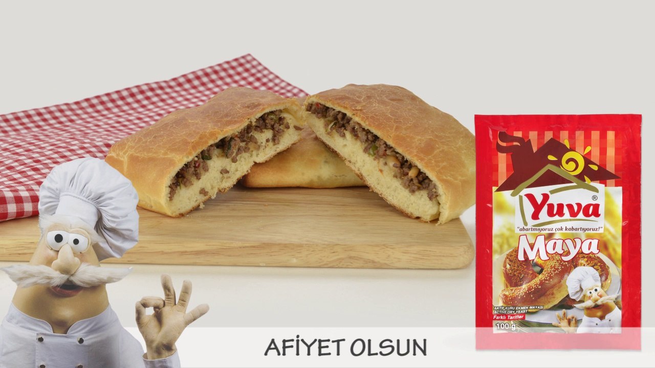 Yuva aktif kuru mayayla etli ekmek nasıl yapılır?