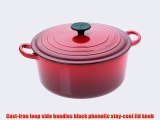 Le Creuset Enameled Cast-Iron 5-1/2-Quart Round French Oven Red