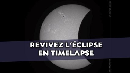 Revivez l'éclipse en Timelapse