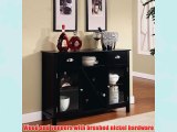 Buffet Server / Wine Rack Finish: Black