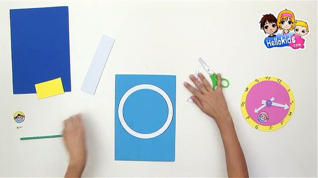 Como fazer um relógio para aprender a ler as horas