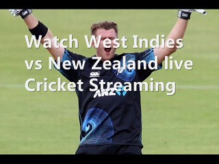 live cricket New Zealand vs W.Indies
