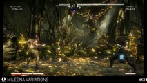 Mortal Kombat X - Gameplay con le varianti di Mileena