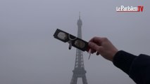 Eclipse solaire : à Paris, le spectacle gâché par les nuages