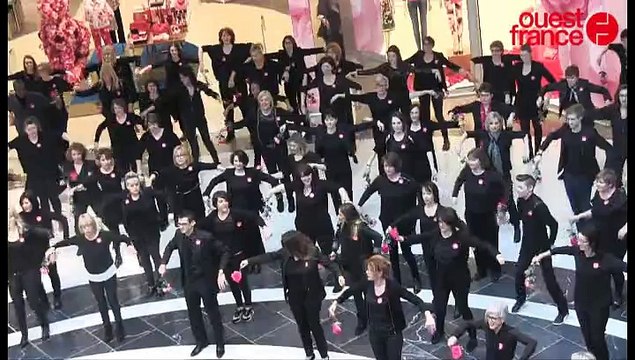 flashmob au Printemps de Rennes Alma