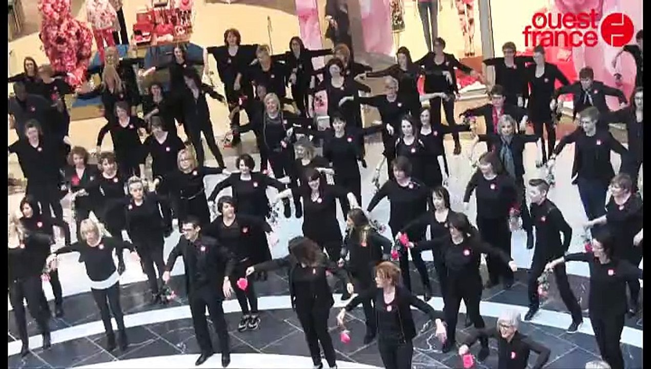 flashmob au Printemps de Rennes Alma