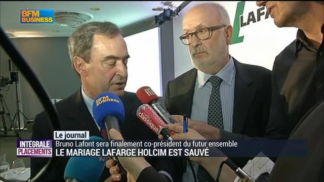 Lafarge-Holcim: la fusion est sauvée
