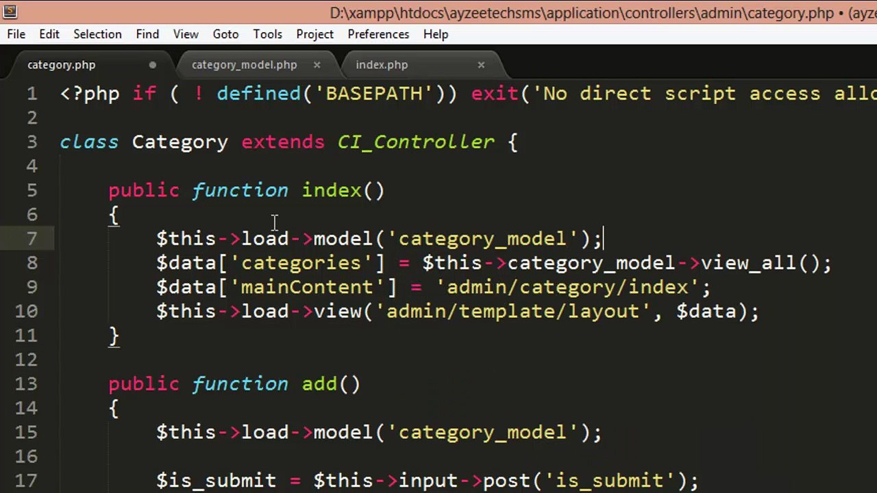 Episode-8 Codeigniter View Data From Database