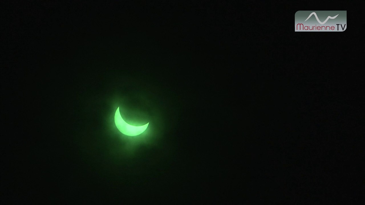 Eclipse solaire du 20/03/2015, filmée depuis Sa...