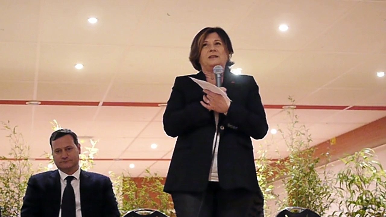 Meeting de la liste "Ensemble pour les hauts de Seine" à Garches - Jeanne Bécart