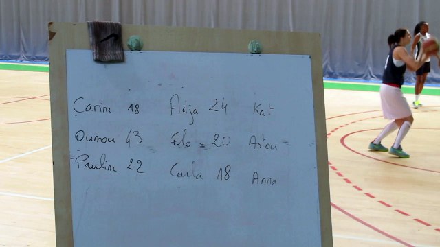 Basket-ball : les Amandinoises à l'entraînement