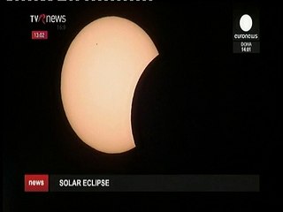 Sun Eclipse  from Euronews - 20.03.2015
