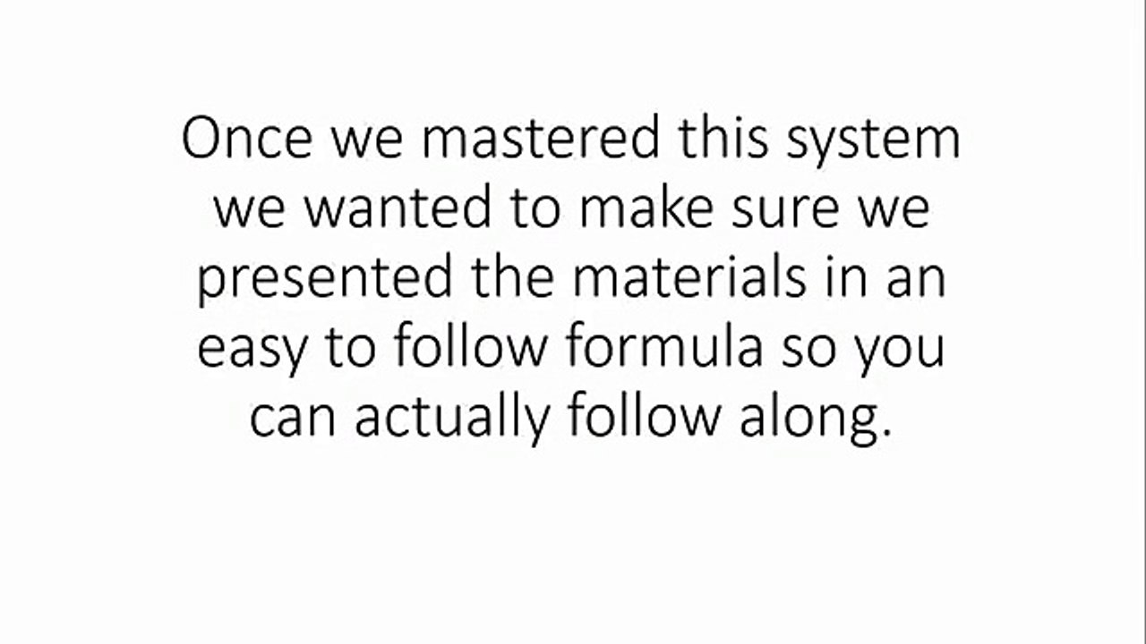 no cost income stream - video course