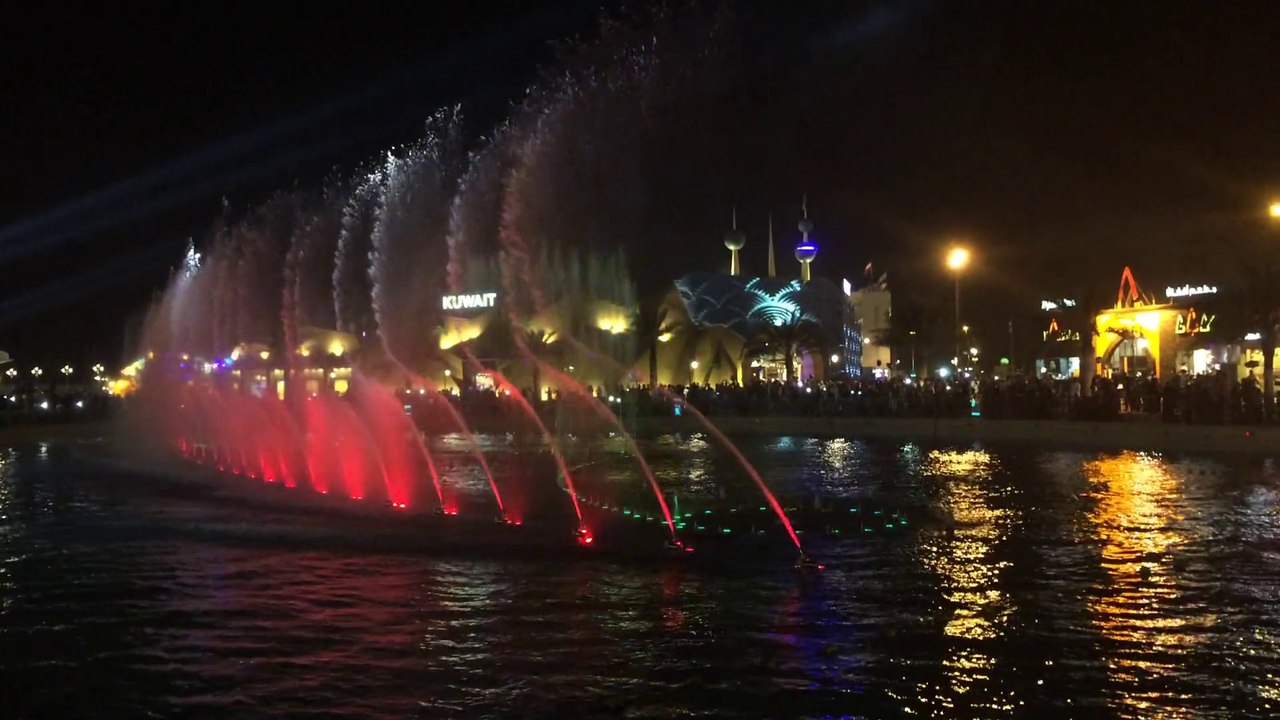 Dancing Fountains at Global Village Dubai Feb, 2015