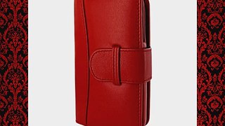 Samsung Galaxy S5 Piel Frama 671 Red Leather Wallet