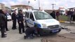 Kırıkkale Otomobil Polis Aracına Carptı 3 Polis Yaralı